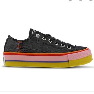 Converse chuck taylor platform rainbow star lift